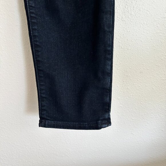 Athleta Jeans Sculptek Skinny Overdye Dark Wash Denim Stretch Mid Rise - Picture 3 of 8